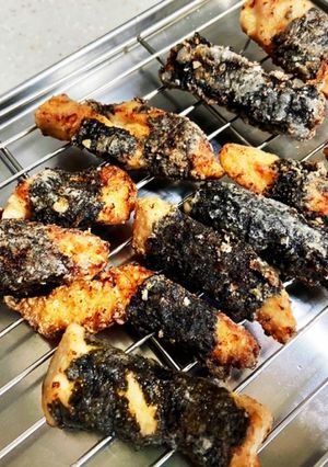 子供も大好き!胸肉の海苔巻き揚げ-レシピのメイン写真