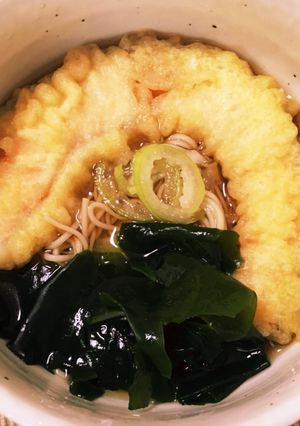 天ぷらそば　※レシピってほどではない-レシピのメイン写真