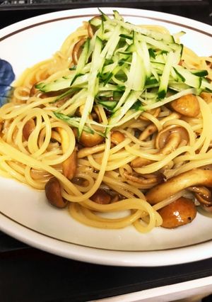夏のにんにく醤油パスタ-レシピのメイン写真