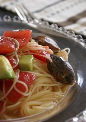 アサリと夏野菜の冷製パスタ☆-レシピのメイン写真