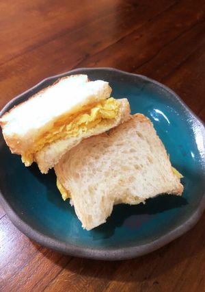シンプルな卵焼きサンドイッチ-レシピのメイン写真