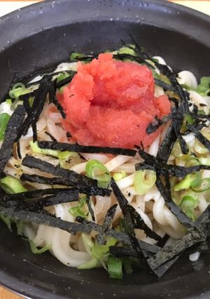 ランチ♡超簡単で旨い♡明太子冷やしうどん-レシピのメイン写真