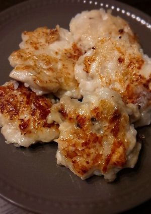 食べやすさ重視♡胸肉刻んでハンバーグ-レシピのメイン写真