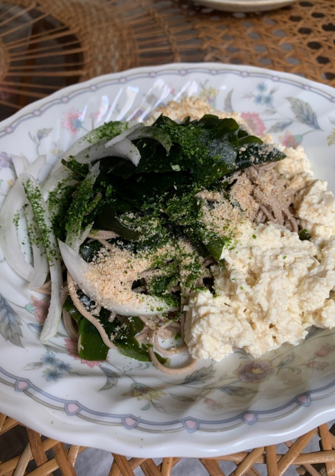 わかめと豆腐の冷たい蕎麦-レシピのメイン写真