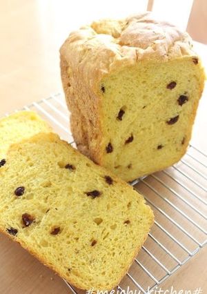 ＨＢで♪かぼちゃとレーズンの食パン-レシピのメイン写真
