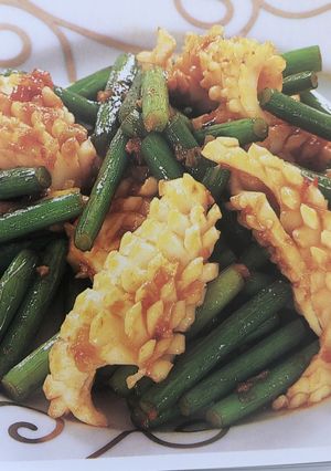 イカ四川風炒め物-レシピのメイン写真
