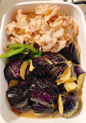 茄子、ピーマン、豚肉の煮浸し-レシピのメイン写真