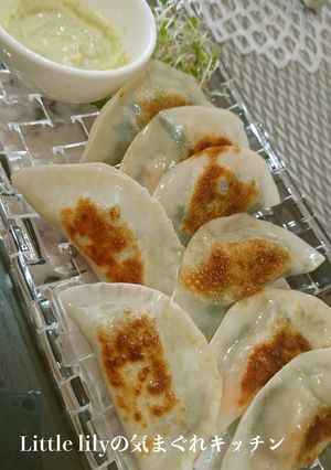 雑魚と枝豆のチーズ餃子-レシピのメイン写真