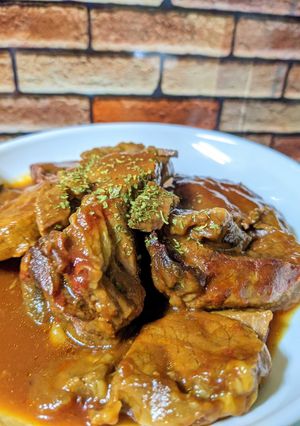 牛塊肉のトマト煮込み♡-レシピのメイン写真