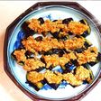 焼きナスの肉味噌がけ