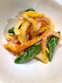 糖質オフ パプリカの胡麻マヨ和え-レシピのメイン写真