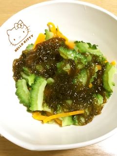 ゴーヤのサッパリもずく酢-レシピのメイン写真