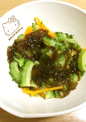 ゴーヤのサッパリもずく酢-レシピのメイン写真