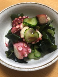 たこの酢の物-レシピのメイン写真
