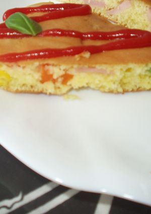 簡単！甘くないお食事ホットケーキ-レシピのメイン写真