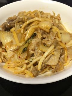 豚キムチ焼きうどん-レシピのメイン写真