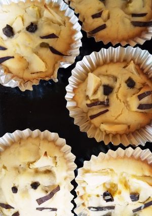 猫型☆リンゴとさつま芋の米粉ケーキ-レシピのメイン写真