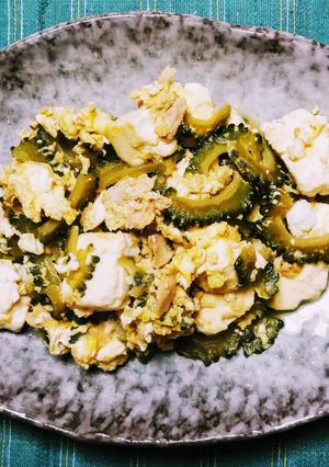 ツナと豆腐のゴーヤチャンプル-レシピのメイン写真