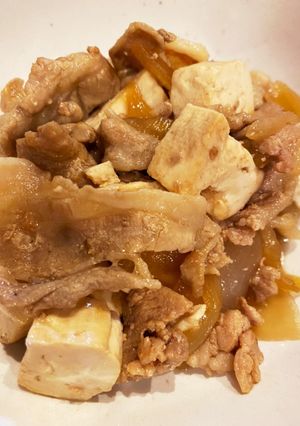 豚バラの肉豆腐-レシピのメイン写真