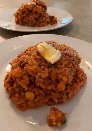 リゾット風|ひき肉とトマトソースで-レシピのメイン写真