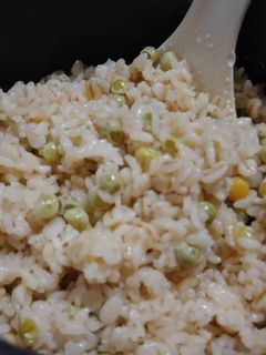 豆ご飯カレー味(簡単)グリンピース-レシピのメイン写真