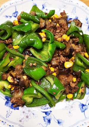 絶対美味しい♪豚ひき肉と夏野菜の炒めもの-レシピのメイン写真