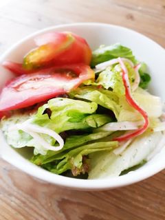 レタスとトマトのさっぱりサラダ-レシピのメイン写真