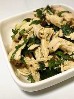 鶏胸肉の梅しそきゅうり和え◎-レシピのメイン写真