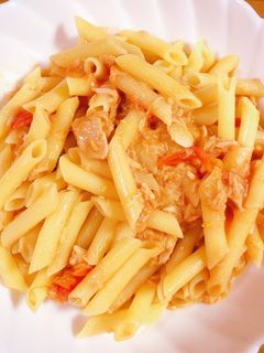 ツナとトマトのペンネ-レシピのメイン写真