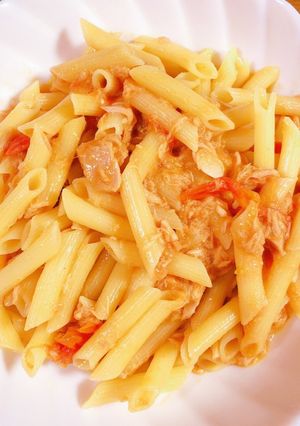 ツナとトマトのペンネ-レシピのメイン写真