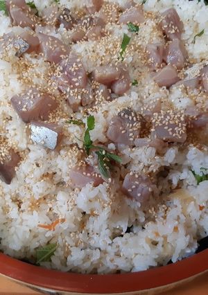 まぐろとはまちのせばら寿司-レシピのメイン写真