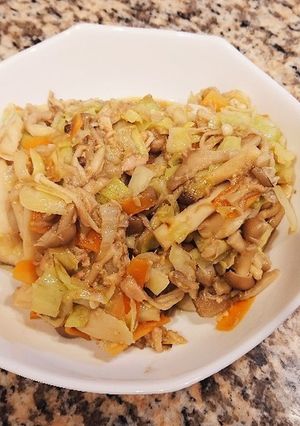 キャベツとツナときのこの味噌炒め-レシピのメイン写真