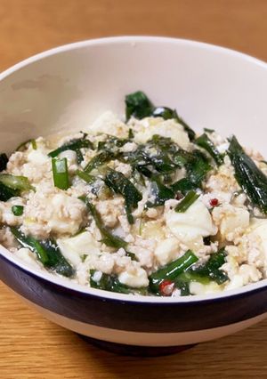 白い鳥麻婆豆腐-レシピのメイン写真