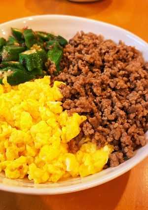 簡単☆3色そぼろ丼-レシピのメイン写真