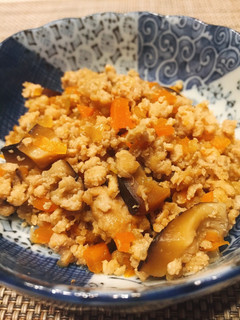 野菜入り鶏そぼろ-レシピのメイン写真