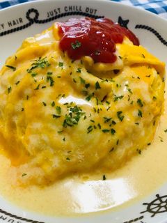 簡単!とろとろオムライス-レシピのメイン写真