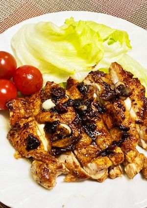 ニンニク風味・鶏もも肉の甘味噌焼き-レシピのメイン写真