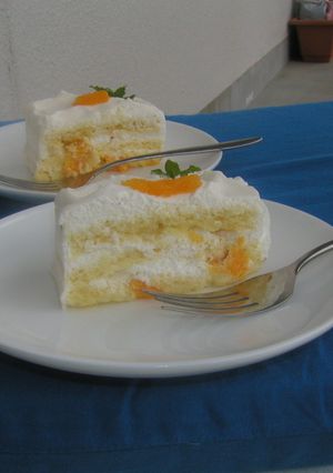 シートスポンジでショートケーキ-レシピのメイン写真