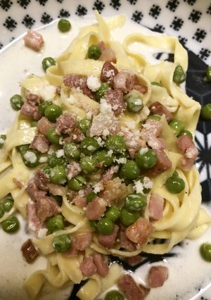 簡単クリームパスタ-レシピのメイン写真