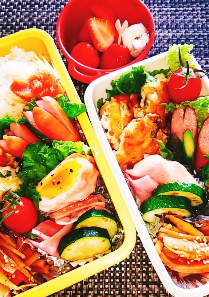 息子と娘のお弁当'20.6.5-レシピのメイン写真