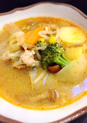 なめこでとろ～お野菜たっぷり中華風スープ-レシピのメイン写真