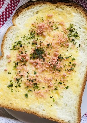和トースト●たらこ海苔バタートースト-レシピのメイン写真