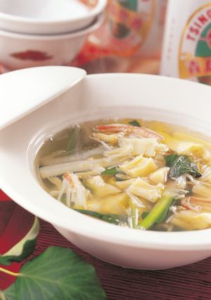 干貝柱と白菜のスープ-レシピのメイン写真
