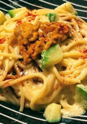 小豆島野菜と壱岐島の生うにクリームパスタ-レシピのメイン写真