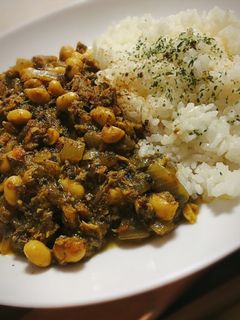 サバ缶と大豆のドライスパイスカレー-レシピのメイン写真