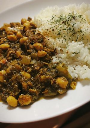 サバ缶と大豆のドライスパイスカレー-レシピのメイン写真