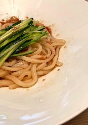 洗い物いらず!簡単ずぼら梅肉うどん-レシピのメイン写真
