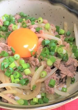 ヘルシー！ジンギス丼-レシピのメイン写真