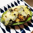 アボカドの塩こぶエッグチーズ