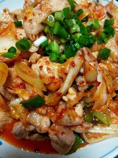 鶏キムチ炒め-レシピのメイン写真
